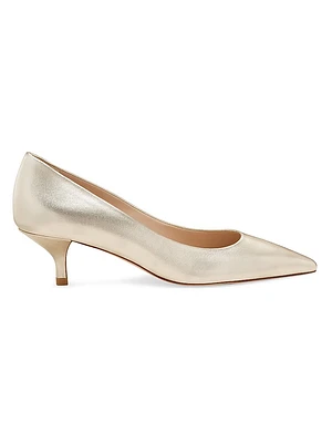 Power 50MM Metallic Leather Pumps