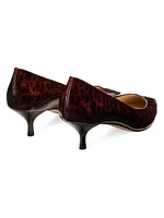 Stuart Power 50MM Gloss Tortoise Pumps