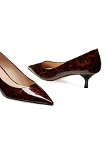 Stuart Power 50MM Gloss Tortoise Pumps