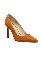 Stuart Power 85 85MM Suede Pumps