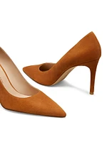 Stuart Power 85 85MM Suede Pumps