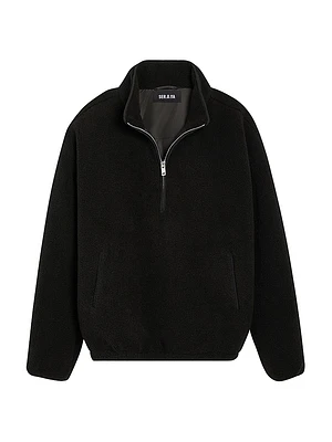 Carter Faux Shearling Zip Jacket