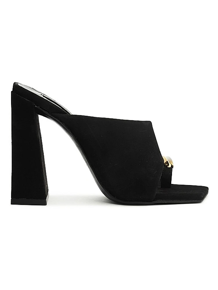 Jodie 110MM Cut Out Nubuck Sandals