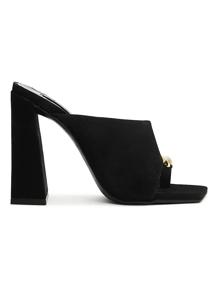 Jodie 110MM Cut Out Nubuck Sandals