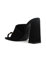 Jodie 110MM Cut Out Nubuck Sandals