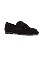 Arrow Suede Loafers