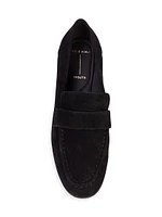 Arrow Suede Loafers