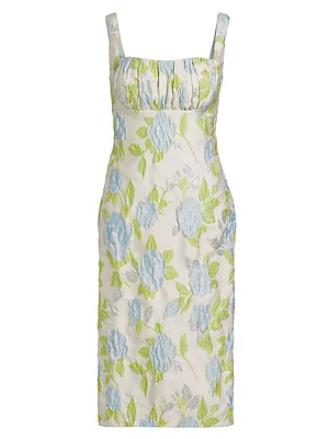 Ice Floral Cocktail Dress