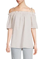 Harmony Cotton Seersucker Top