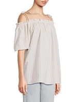 Harmony Cotton Seersucker Top