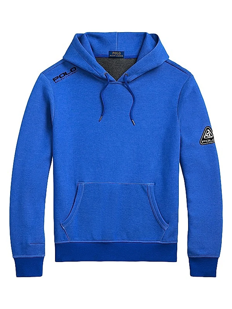 Logo Cotton-Blend Drawstring Hoodie
