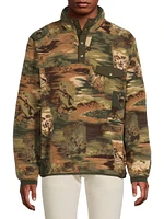 Sea-To-Ski Camo Fleece Hybrid Pullover