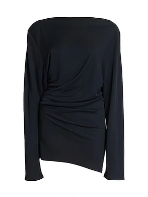 Croisiere Draped Minidress