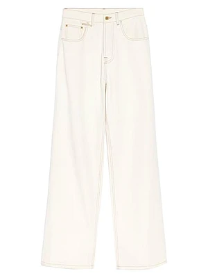 Le De-Nîmes Large Wide-Leg Jeans