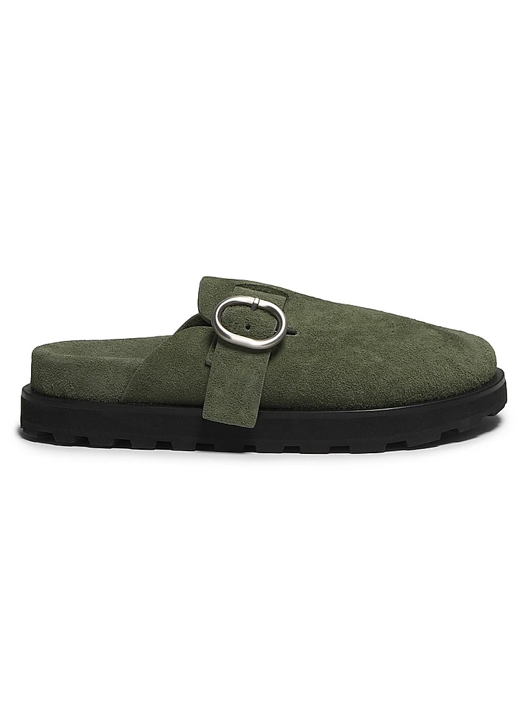 Suede Mule Clogs