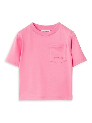 Baby Girl's, Little Girl's & Logo Crewneck T-Shirt
