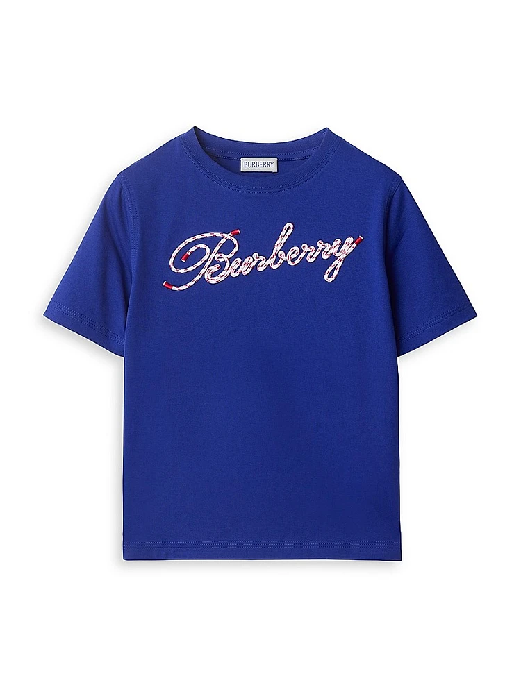 Little Boy's & Rope Logo T-Shirt