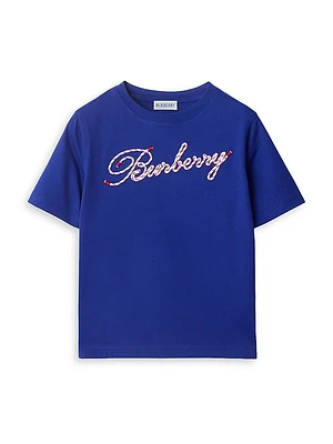 Little Boy's & Rope Logo T-Shirt