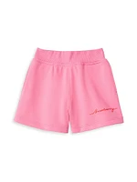 Baby Girl's, Little Girl's & Logo Sweat Shorts