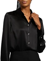 Monique Silk-Blend Shirt