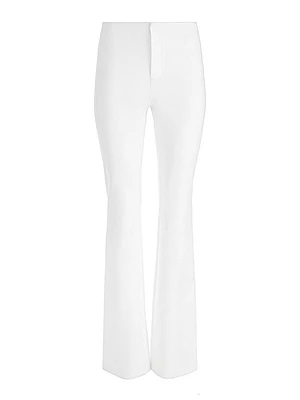 Yuki Straight-Leg Crop Trousers