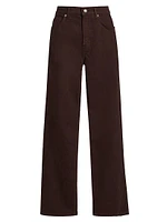 Val Mid-Rise Straight-Leg Jeans