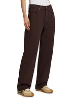 Val Mid-Rise Straight-Leg Jeans