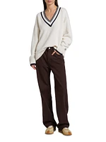 Val Mid-Rise Straight-Leg Jeans