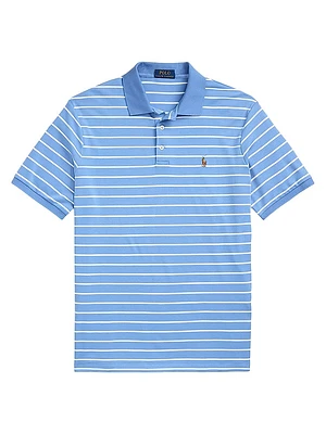 Classic Fit Striped Polo Shirt