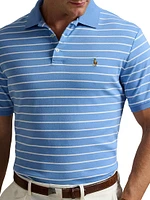Classic Fit Striped Polo Shirt
