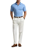 Classic Fit Striped Polo Shirt
