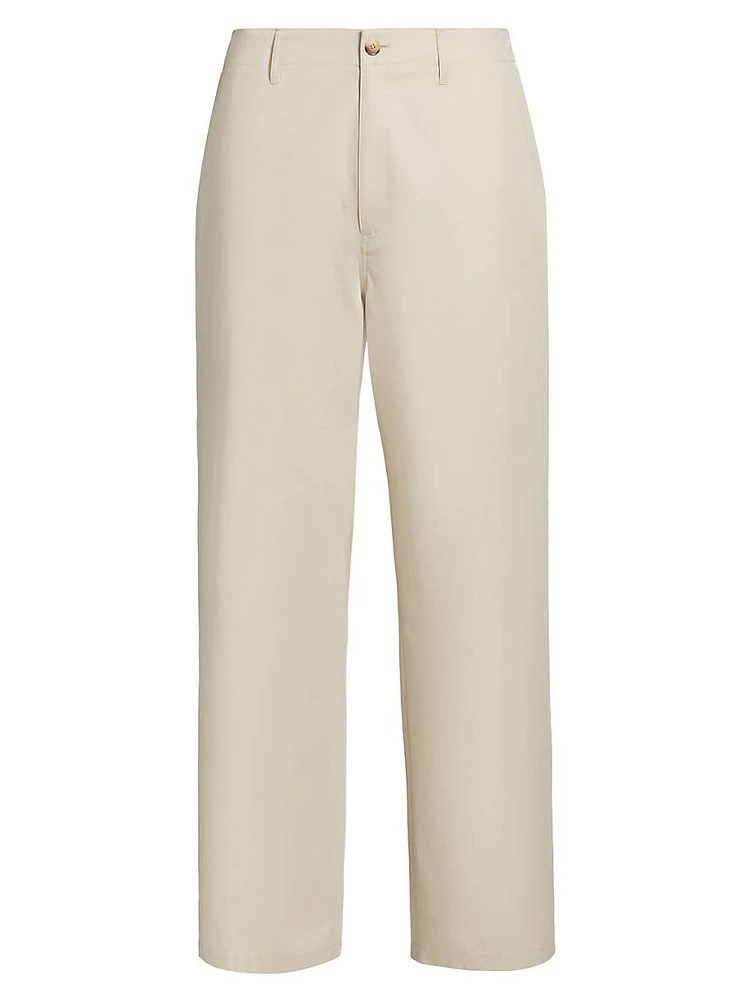 Relaxed Fit Cotton Trousers