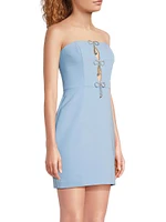 Dakota Crêpe Bow Minidress
