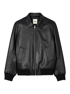 Plain Leather Jacket
