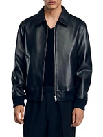 Plain Leather Jacket