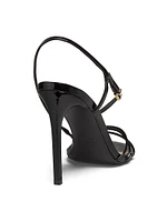 Inez 100MM Patent Leather Sandals