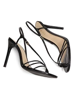 Inez 100MM Patent Leather Sandals