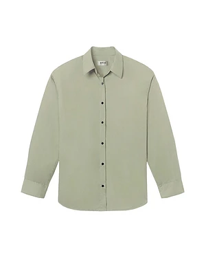 Parrish Cotton Button-Front Shirt