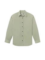 Parrish Cotton Button-Front Shirt
