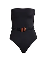 Classic Strapless One-Piece Swimsuit