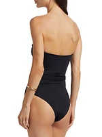 Classic Strapless One-Piece Swimsuit