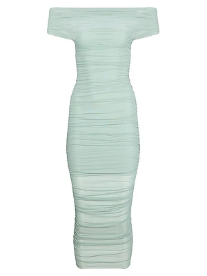 Noel Mesh Midi Dress