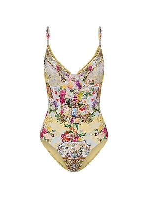 Floral One-Piece Swimsuit