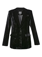 Fiona Velvet Boyfriend Blazer
