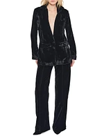 Fiona Velvet Boyfriend Blazer