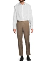 Solid Textured Jacquard Cotton Shirt