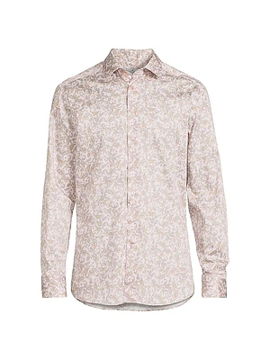 Paisley Stretch-Cotton Shirt