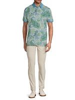 Paisley Cotton Polo Shirt