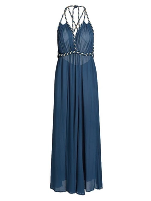 Collette Open-Back Maxi Dress
