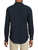 Asher Woven Button-Front Shirt